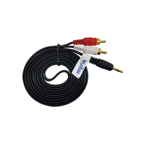 CABLE AUDIO 1PLUG A 2 RCAM 10M