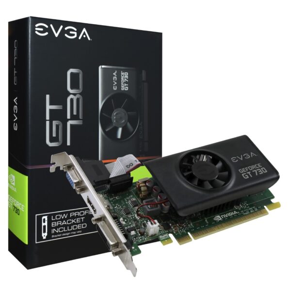VGA 2GB PCI-E EVGA GT 730 DDR5