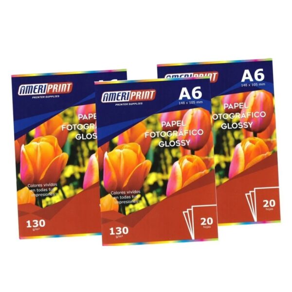 PAPEL FOTOGRAFICO A6 130G X20U