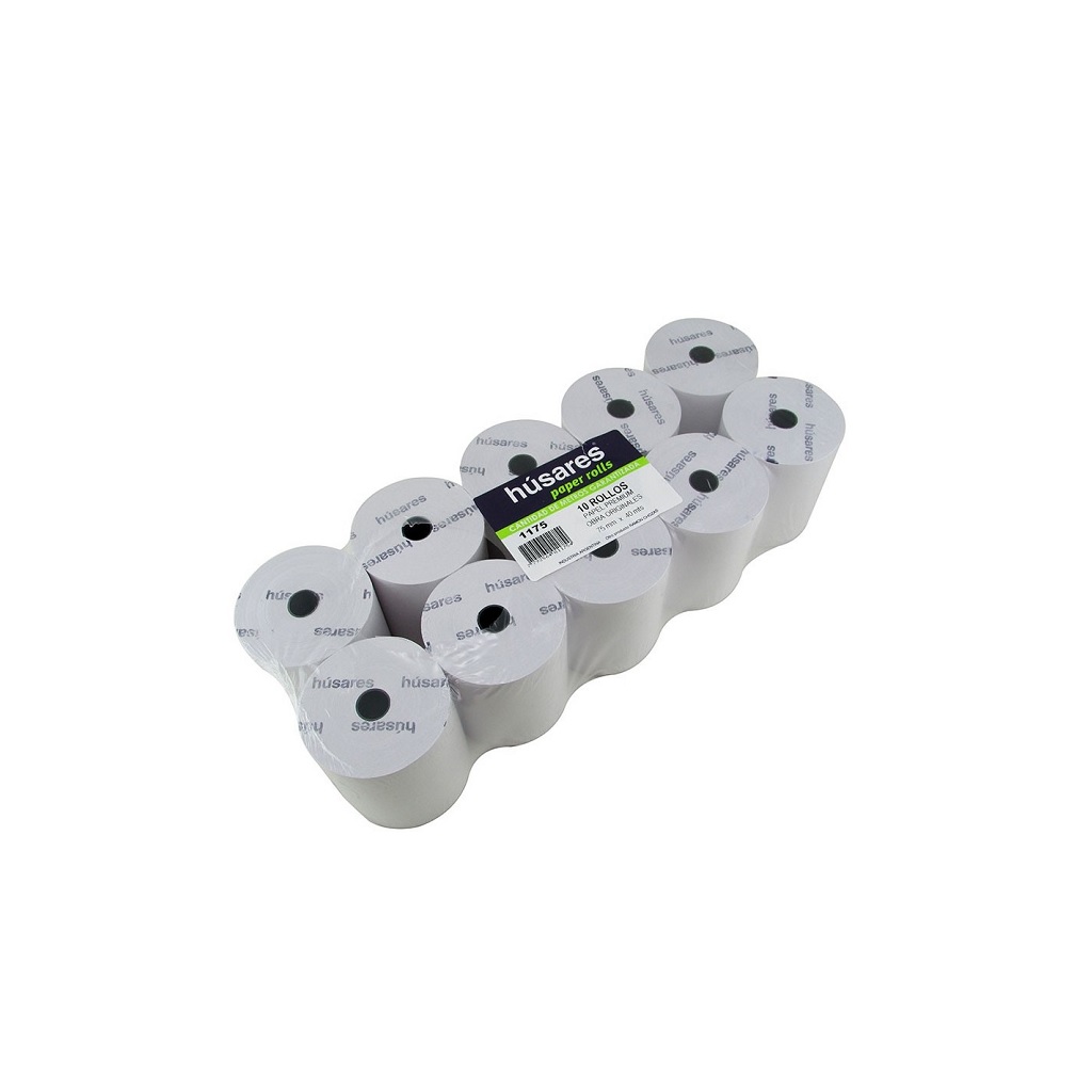 ROLLO PAPEL HUSARES 70MMX40M
