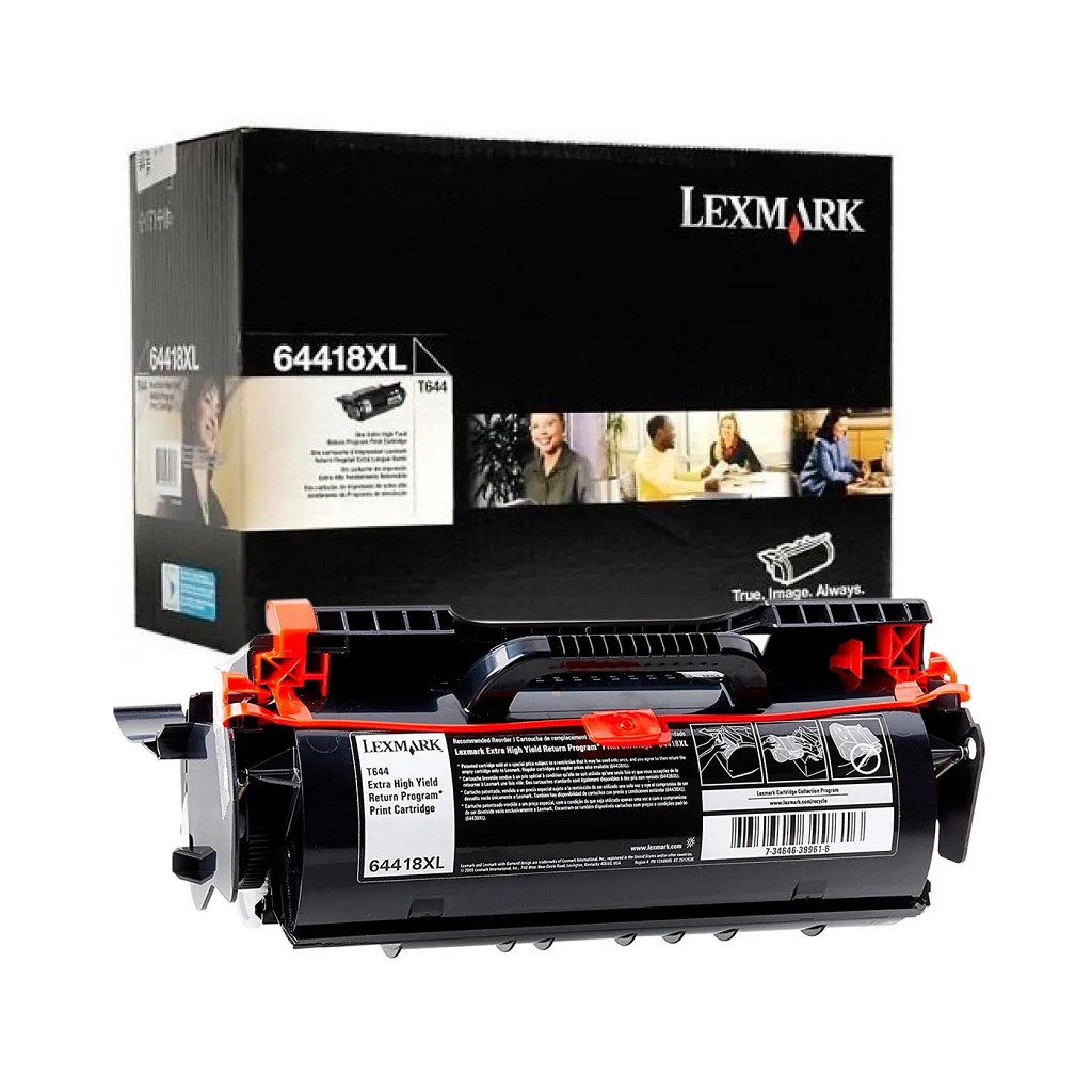 TONER LEXMARK 64418XL T664 BK