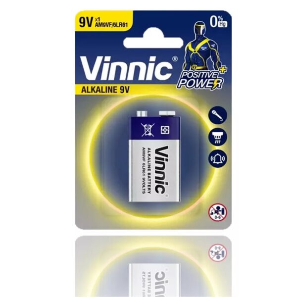 BAT 9V VINNIC ALC. POWER BP1