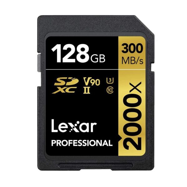 MEM SD-XC LEXAR 2000X 128GB C10 V90 8K