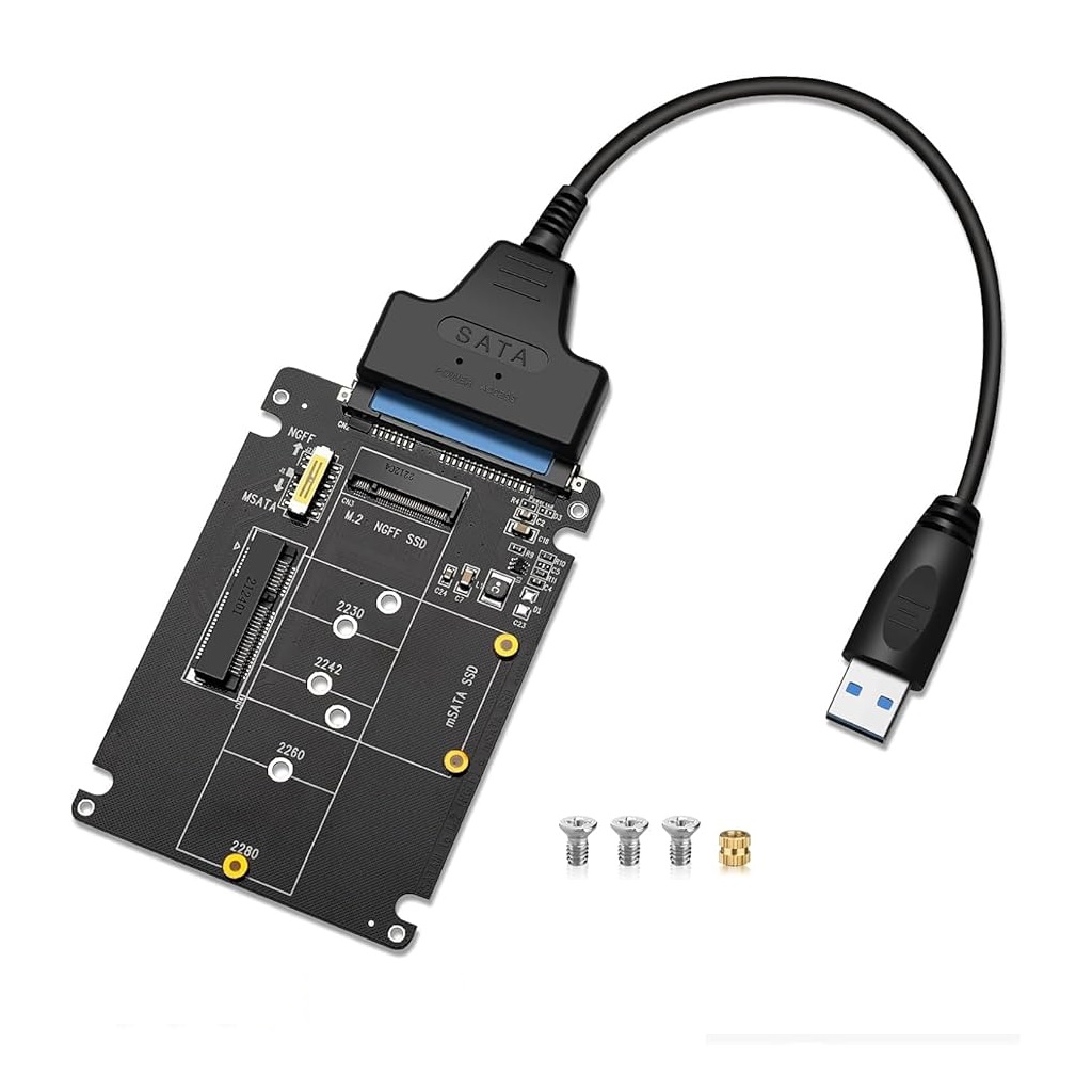 ADAP DISCO SSD M.2 DUAL NGFF / MSATA