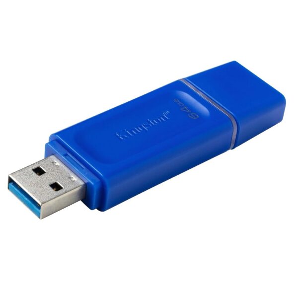 PEN DRIVE KINGSTON 64GB EXODIA AZUL