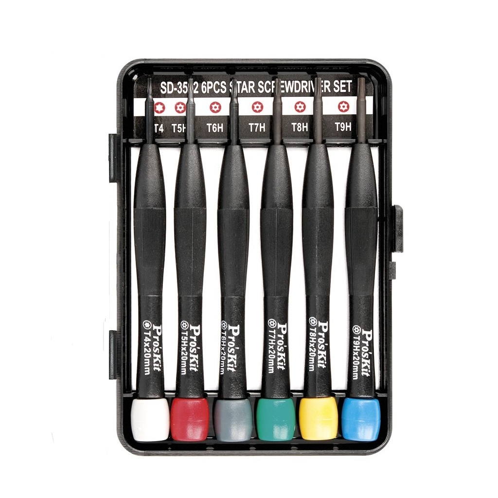 KIT DESTORNILLADORES 6 PZAS PROSKIT SD-3502