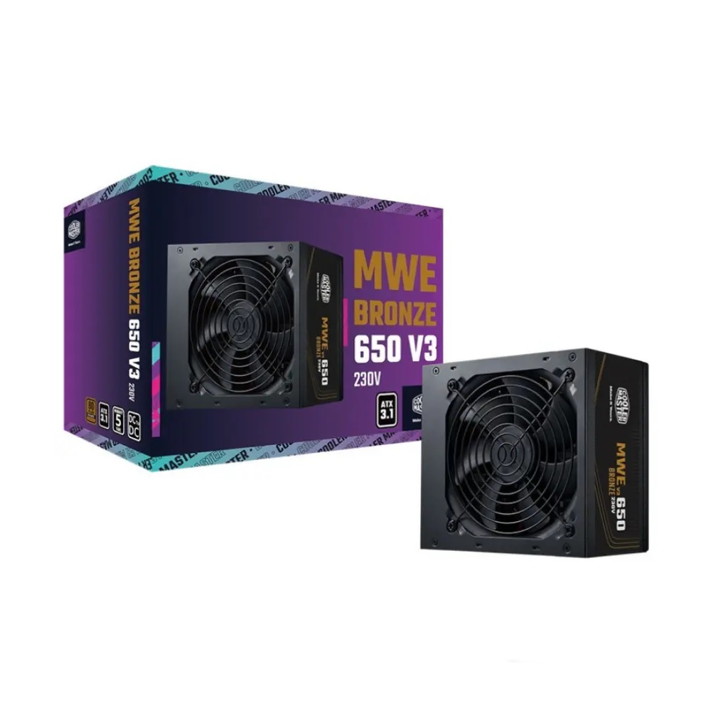 FUENTE 650W V3 COOLER MASTER MWE BRONZE