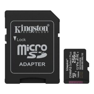 MEM SDMICRO 256GB C10 KINGSTON CANVAS SELECT PLUS
