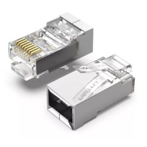 CONECTOR RJ45 VENTION CAT6 BLINDADA X100