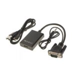 CONVERSOR VGA A HDMI + AUDIO