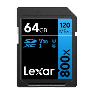MEM SD-XC 64GB C10 V30 LEXAR