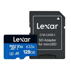 MEM MICROSD-XC LEXAR 633X 128GB C10 V10
