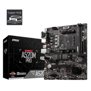 MB MSI AM4 A520M PRO DDR4