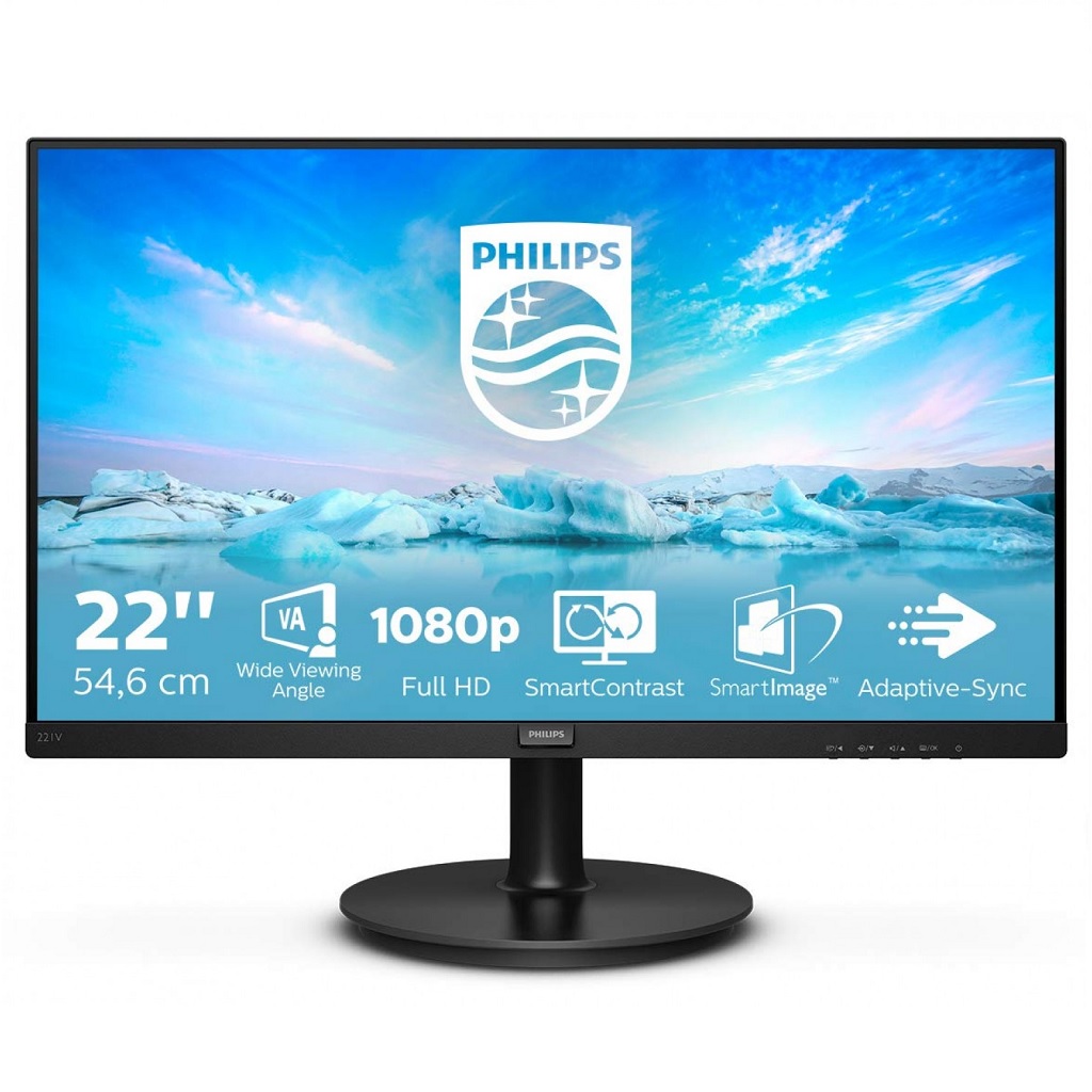MONI 22" PHILIPS 221V8/77 HDMI